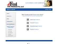 Tablet Screenshot of fmisupport.hcents.com